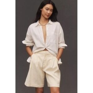 Maeve the avery pleated trousers shorts womens size 8